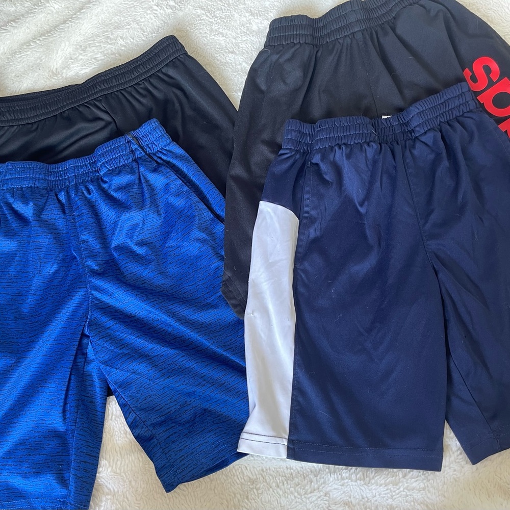 Boys athletic-wear pack of shorts ( Adidas, puma, and Capelli)